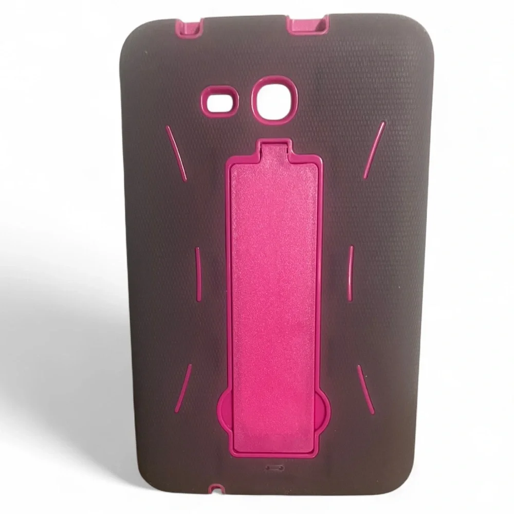 Pink and Gray Samsung Galaxy tablet 3 Lite 7.0.Case with Stand